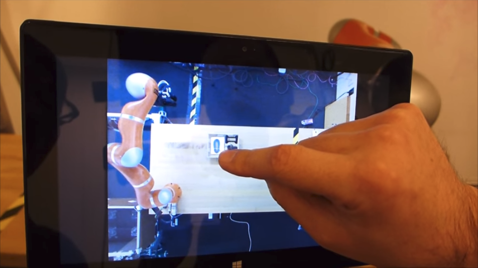 Program Synthesis by Examples for Object Repositioning Tasks