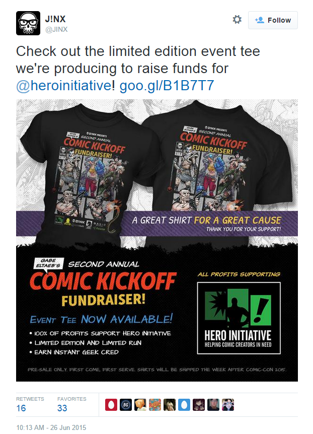 First example of an informational picture with tweet text