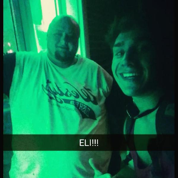 Fourth example of a photo; Snapchat photo with negligible text