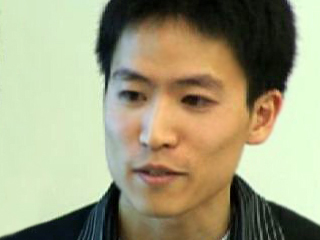 a man smiling for the camera