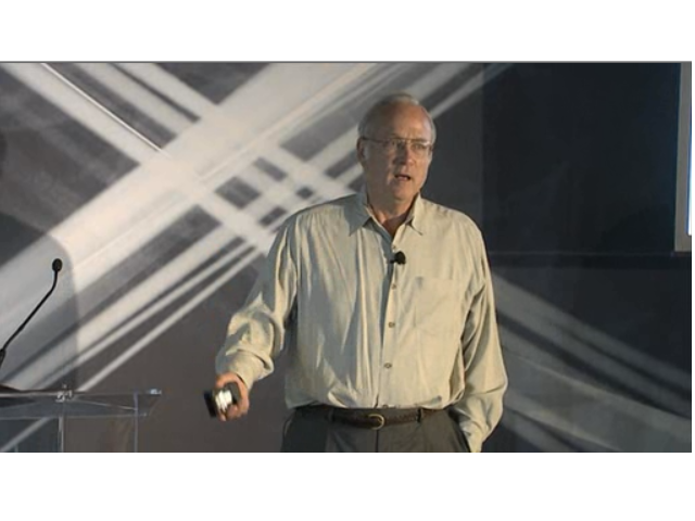 Butler Lampson wearing a suit and tie