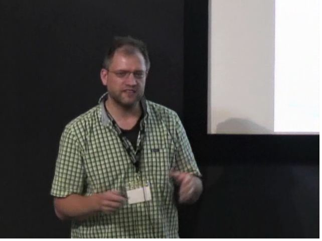 a man looking at the camera