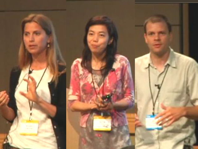 Fei-Fei Li et al. posing for the camera