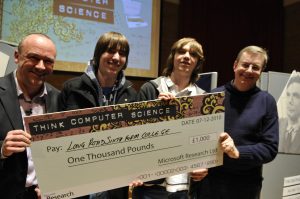 Christopher Bishop, Andrew Herbert are posing for a picture