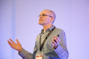 a man standing in a room