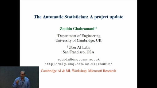 The Automatic Statiscian: a project update