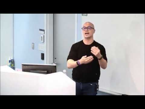 a person standing in a room