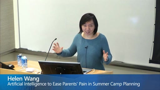 Artificial Intelligence to Ease Parents' Pain in Summer Camp Planning 