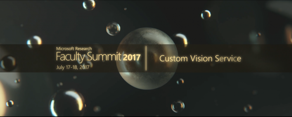 Video Abstract: Custom Vision Service