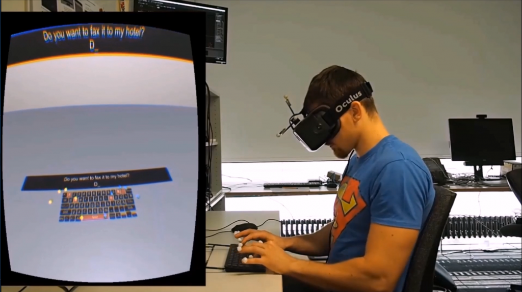 Text Entry in Immersive HMDisplay-based VR using Physical and Touch Keyboards 