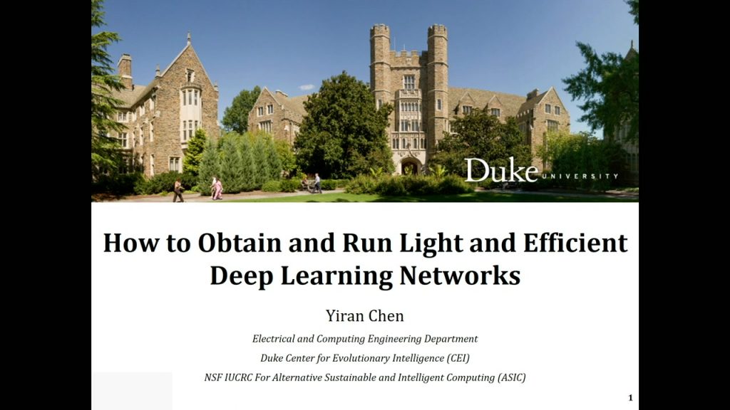 How to Obtain and Run Light and Efficient Deep Learning Networks
