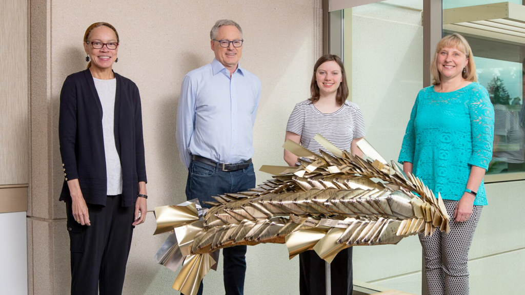 Microsoft Assistant General Counsel Sandy Swain; Eric Horvitz; Charlotte Day; and Microsoft Associate General Counsel Danielle Johnston Holmes.