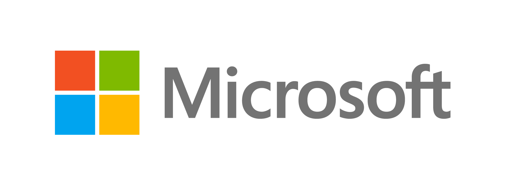 Microsoft logo with symbol