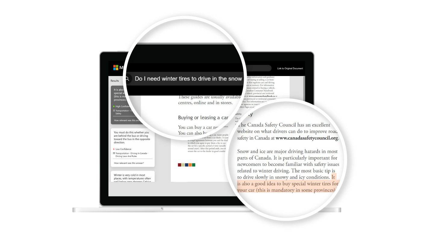 Bringing the power of machine reading comprehension to specialized documents