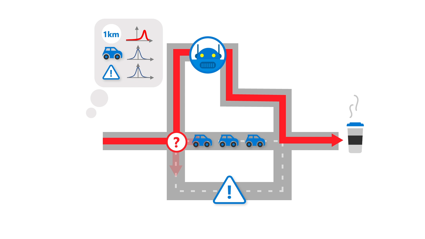 Image of an AI agent finding a cup of coffee