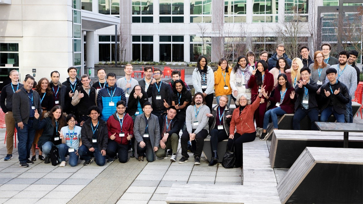 attendees and speakers at the MSR AI Bootcamp 2020