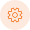 orange gear icon