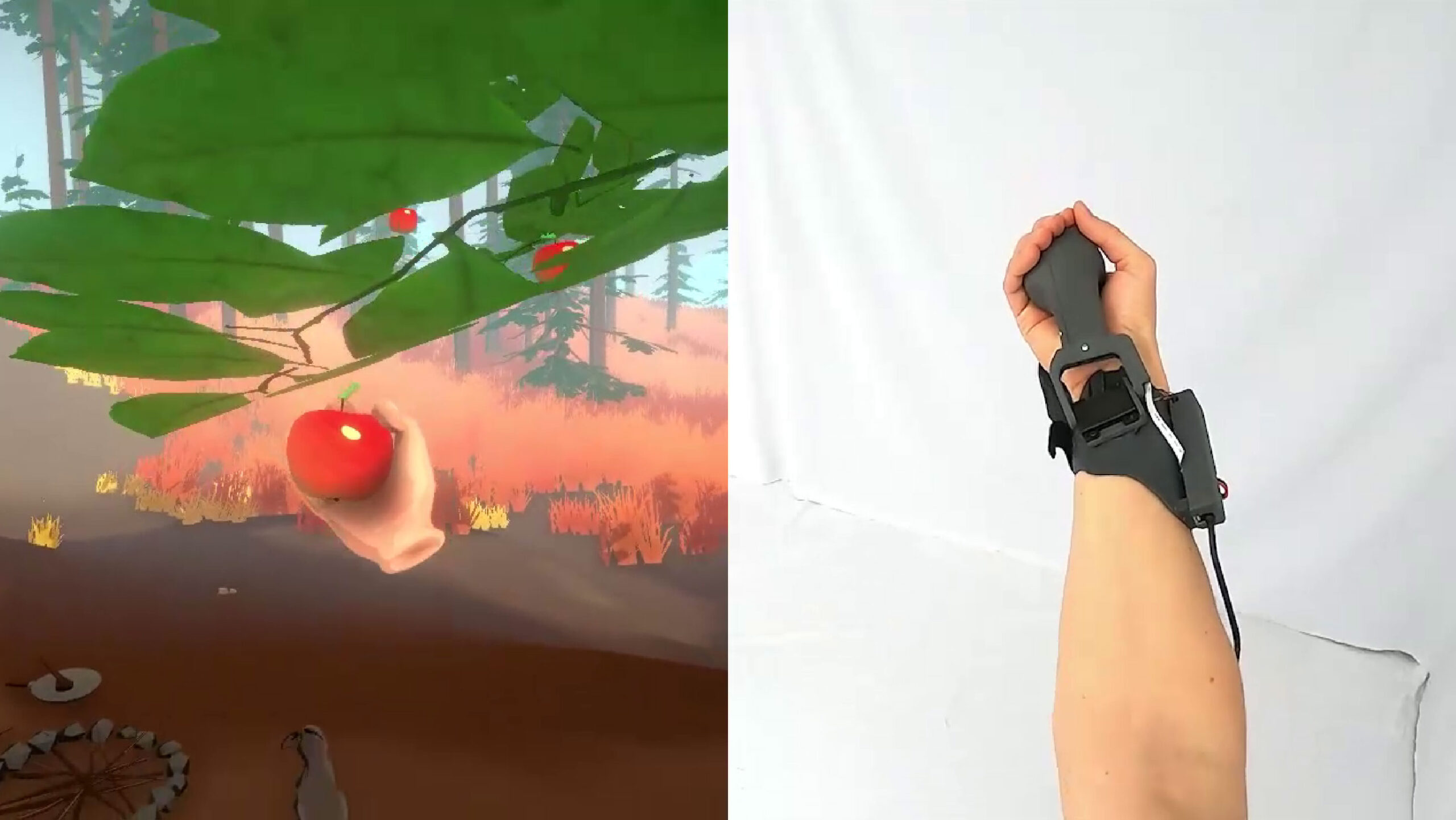 screen capture of Haptic PIVOT device