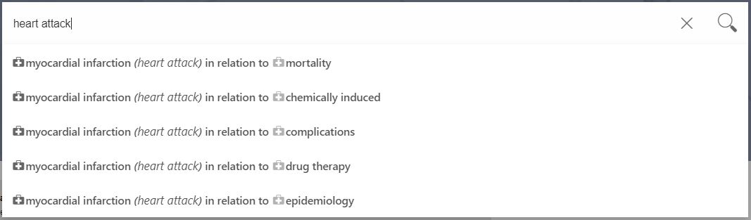 Query suggestions for the query 