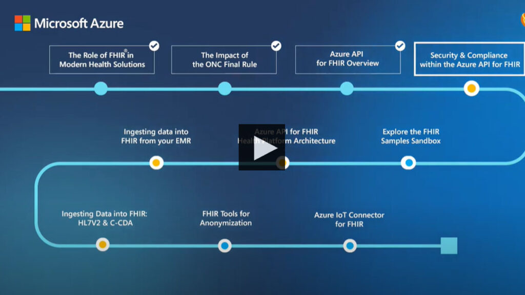Video: Security and Compliance within Azure API for FHIR