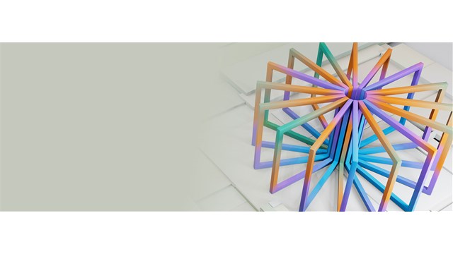 Pinwheel graphic representing the Microsoft Research Summit