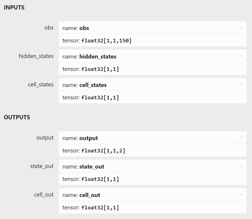 Onnx Model Input/Output Shapes