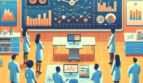 doctors looking at graphs