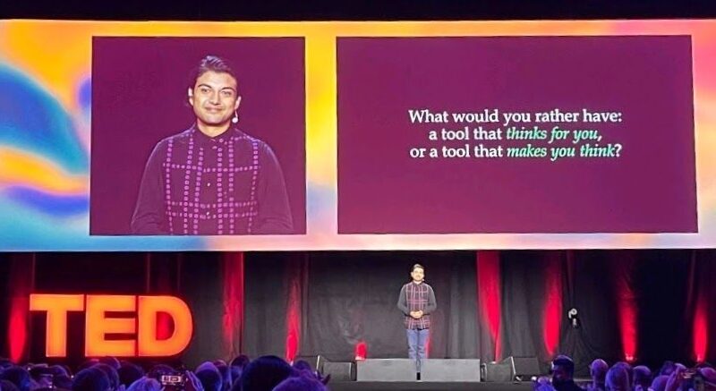 Advait Sarkar presents at TED AI 2025