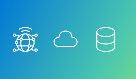 Project Silica | Nature | three icons on a blue to green gradient background