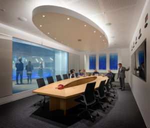 Comference room in the Microsoft Cyber Defense Operations Center