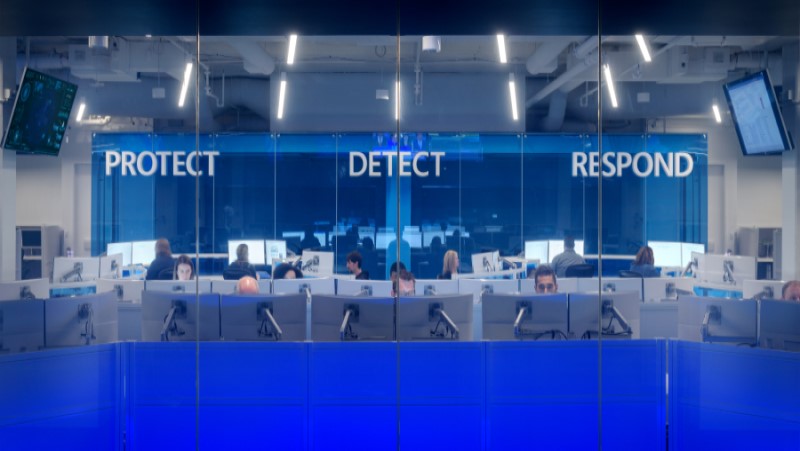 Microsoft Cyber Defense Operations Center.