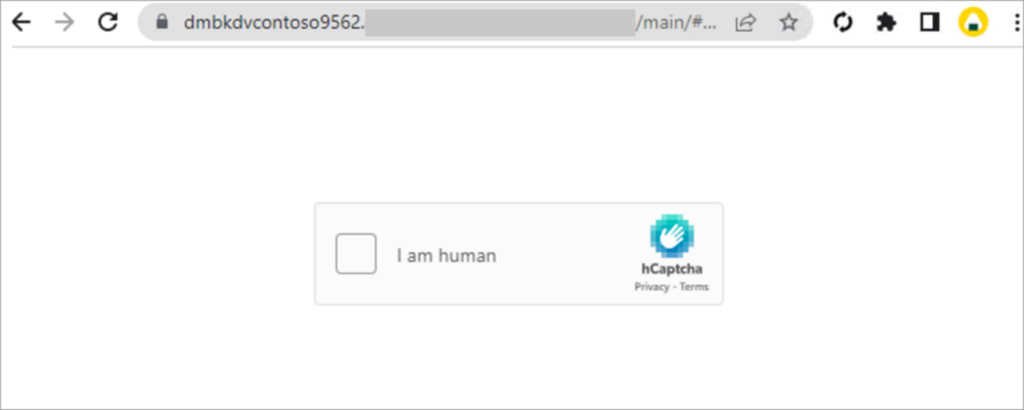 CAPTCHA page