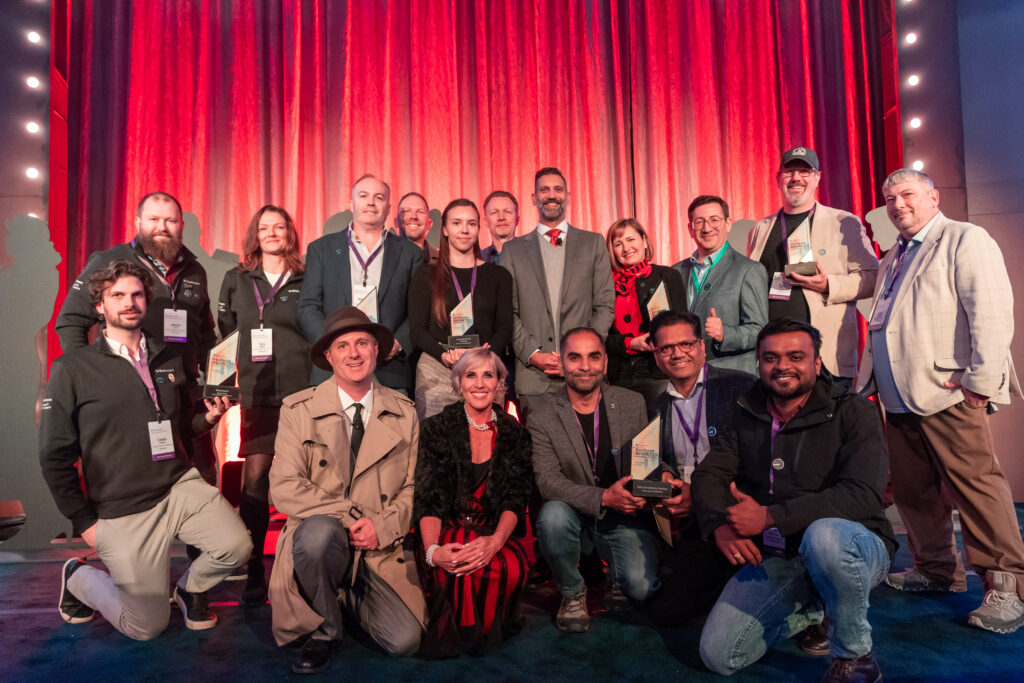 Group photograph of the Excellence Awards winners. 