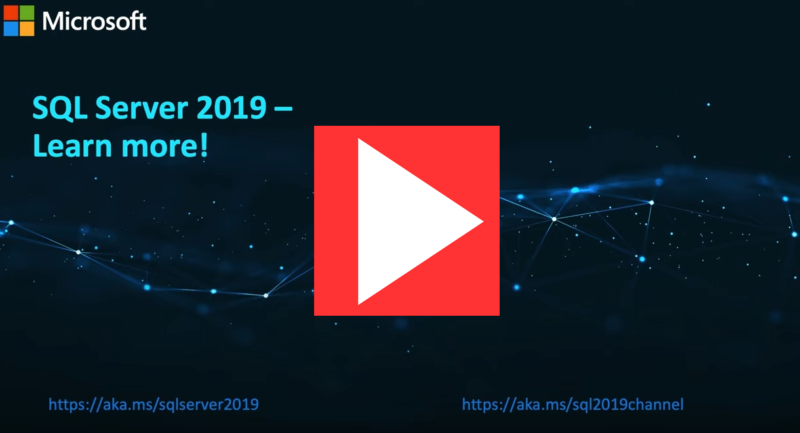 Introducing the SQL Server 2019 video learning series - Microsoft SQL ...