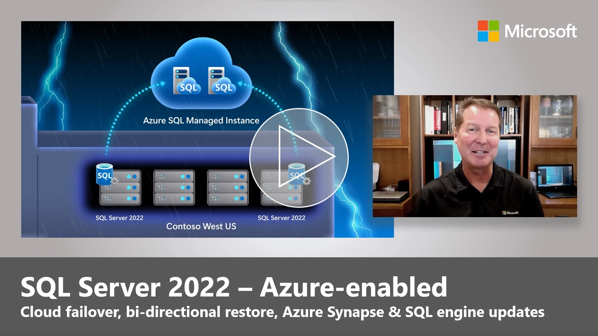 Watch the video to learn more about what's next for SQL Server 2022