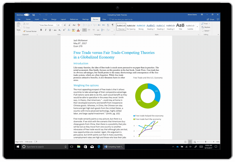 Using Microsoft Translator in Microsoft Word