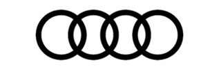 Audi Logo: four black hoops