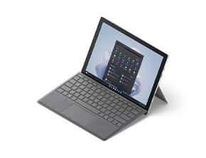Surface Pro 7+ con la Funda con teclado Signature para Surface Pro