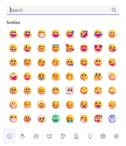 Brinda jovialidad y dinamismo a tus mensajes con los nuevos emojis de Fluent.