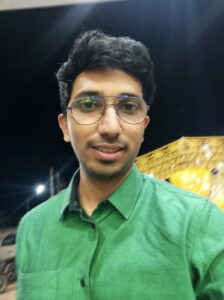 Syed Mazhar smiles for a selfie.