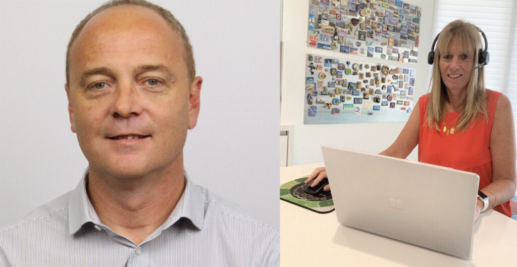 Berghofer and Olkies in a composite photo.