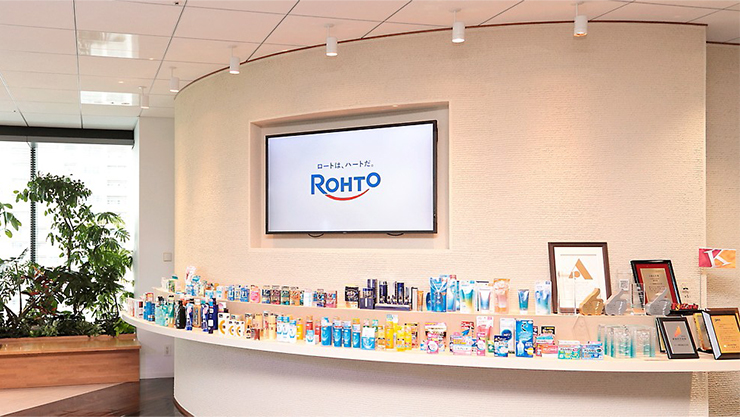 ロート製薬の社内風景 |ロホト ロートは、ハートだ