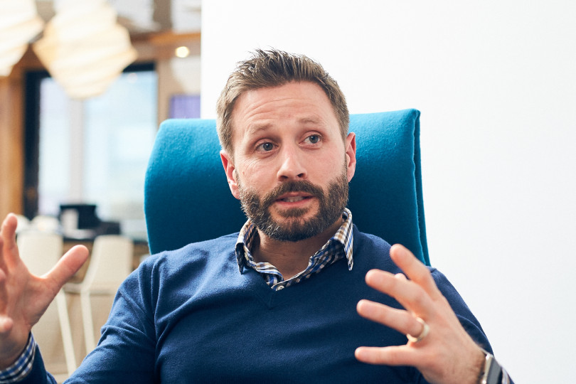 日本スチールケース社 ブランドン・ピーターズ氏