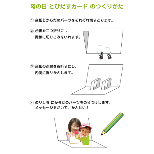 飛び出す (とびだす) カード (ははのひ・おはなばたけ) 画面スライド-4