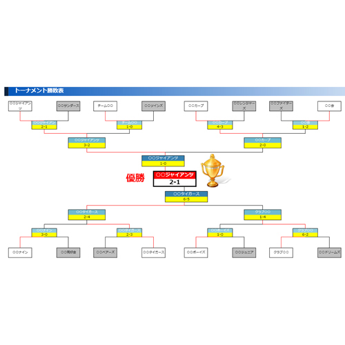 トーナメント表 画面スライド-1