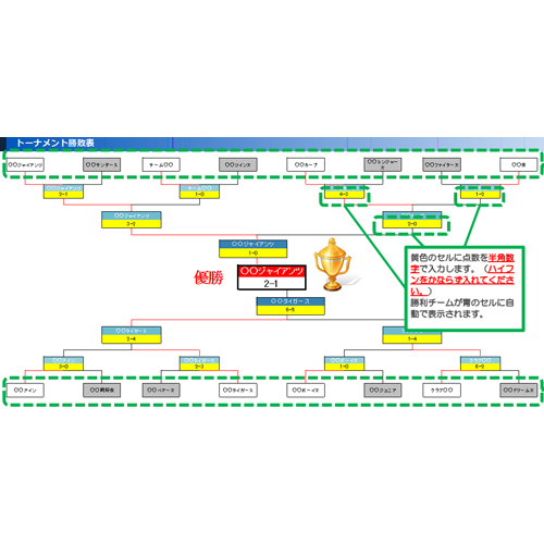 トーナメント表 画面スライド-2