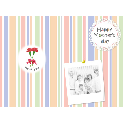 飛び出すメッセージ カード (母の日) 画面スライド-2