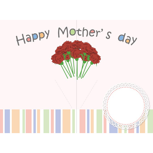 飛び出すメッセージ カード (母の日) 画面スライド-3