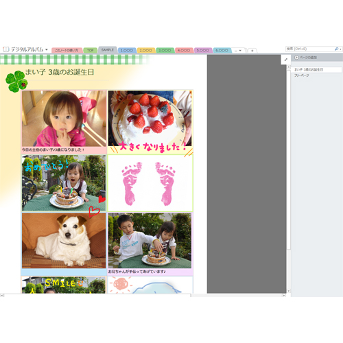 デジタル フォト アルバム 画面スライド-2
