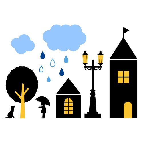 ウォール ステッカー (壁シール・町・サーカス) 画面スライド-3